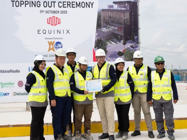 Equinix tops out JH2 as Malaysian expansion accelerates